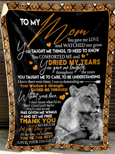 To my mom Fleece Blanket