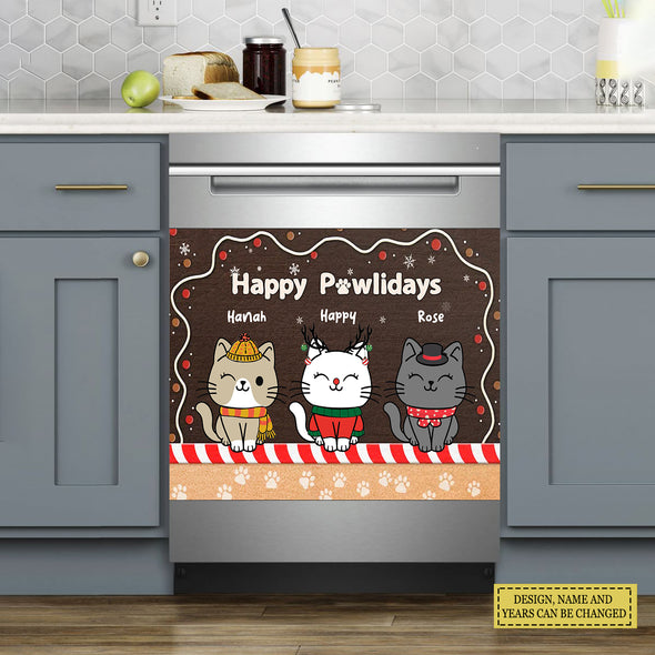 Believe In Santa Paws- Merry Christmas & Happy New Year - Personalized Dishwasher Covers - Christmas Gift For Cat Lovers LHT-LTT201122