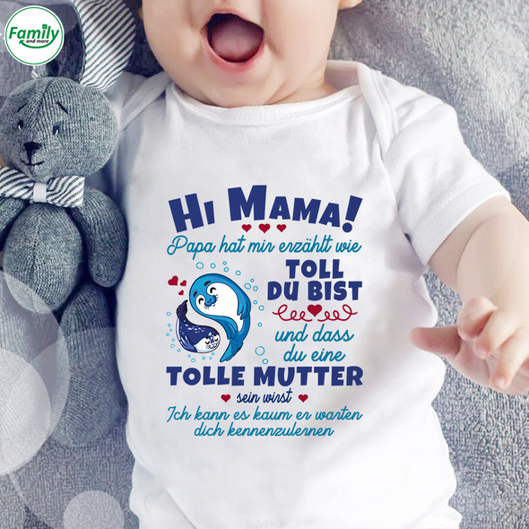 Toll Du Bist Und Dass Du Eine Baby Onesie - AD0504