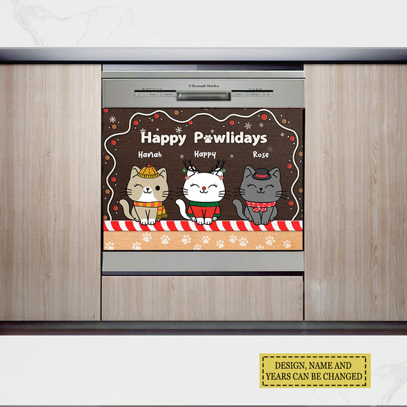 Believe In Santa Paws- Merry Christmas & Happy New Year - Personalized Dishwasher Covers - Christmas Gift For Cat Lovers LHT-LTT201122