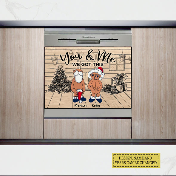 Couple We Got This  - Merry Christmas & Happy New Year - Personalized Dishwasher Covers - Christmas Gift For Couple LHT-LTT201122
