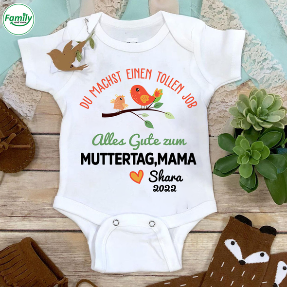 Du Machst Einen Tollen Job Mama Baby Onesie - AD05046