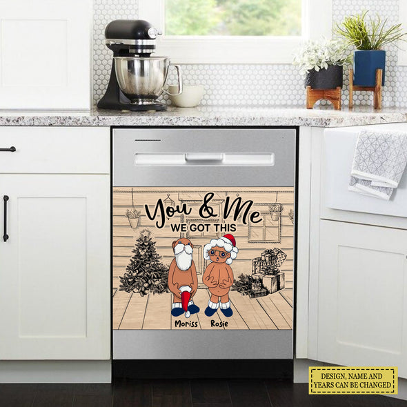 Couple We Got This  - Merry Christmas & Happy New Year - Personalized Dishwasher Covers - Christmas Gift For Couple LHT-LTT201122