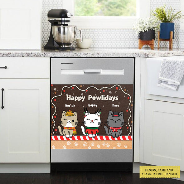 Believe In Santa Paws- Merry Christmas & Happy New Year - Personalized Dishwasher Covers - Christmas Gift For Cat Lovers LHT-LTT201122