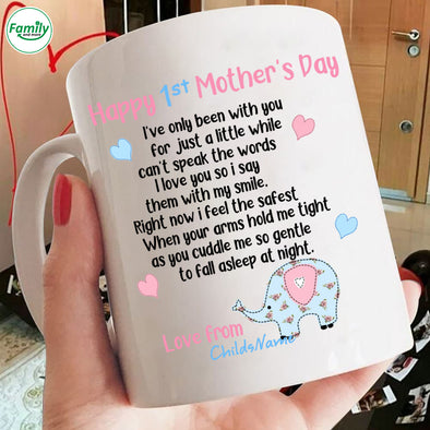 Happy 1st Mother's Day Love From your Childs Mugs