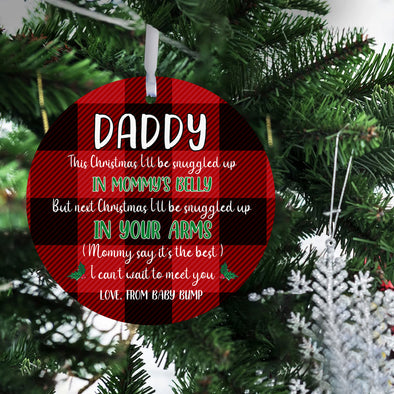 Gift For Daddy Mommy Say It's The Best Ornament - pp