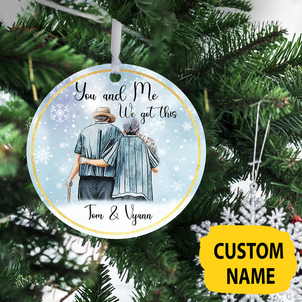 Gift For Couple You And Me We Got This Ornament - Mc