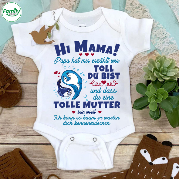 Toll Du Bist Und Dass Du Eine Baby Onesie - AD0504
