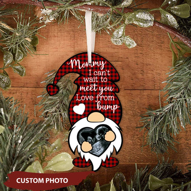 Personalized Gift For Mommy I Can’t Wait To Meet You Ornament - Mc