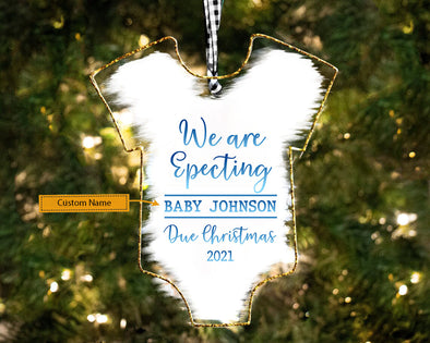 Gift For Future Mom We Are Expecting Baby Ornament - pp