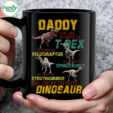 Gift For Daddy Dinosaur-mc Mugs