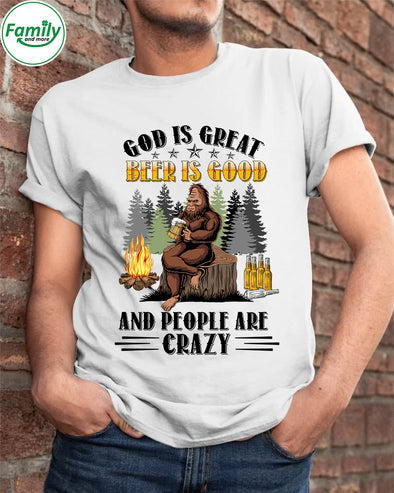 God is great beer is good and people are crazy-mc Classic T-Shirt