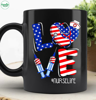 Love Nurse-mc Mugs