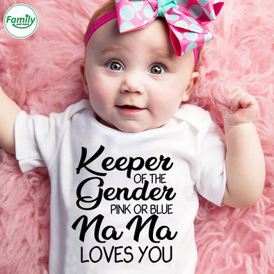 NaNa loves you Baby Onesie