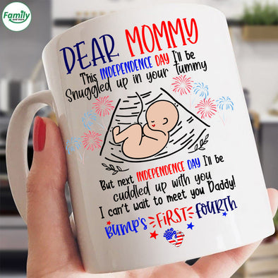 Dear Mommy I can't wait to meet you Daddy-mc Mugs
