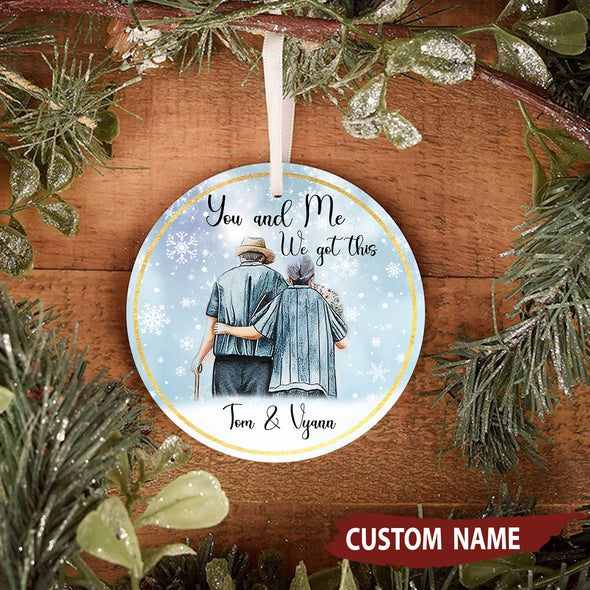 Gift For Couple You And Me We Got This Ornament - Mc