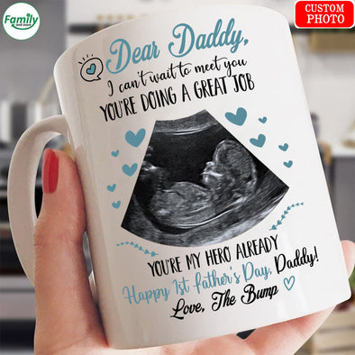Dear Daddy You're are my hero Mug-kv