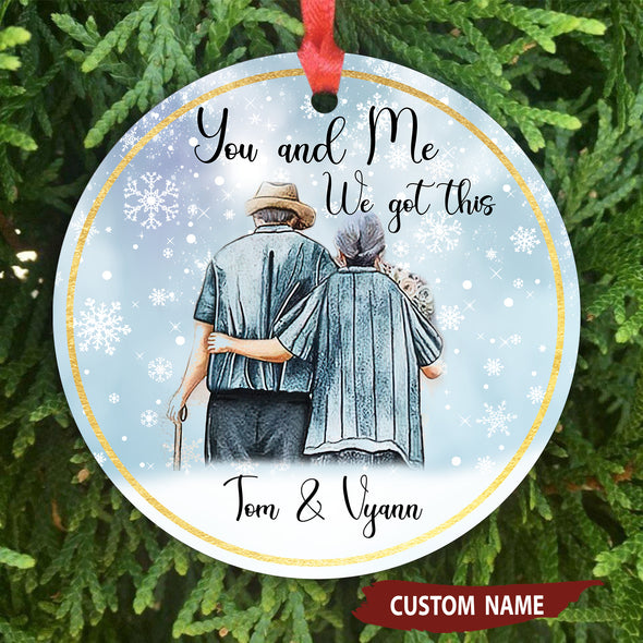 Gift For Couple You And Me We Got This Ornament - Mc