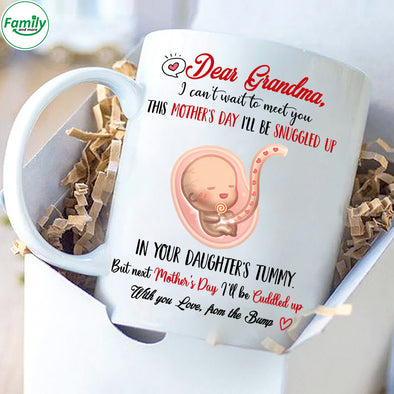 Dear grandma with you love from the Bump Mugs