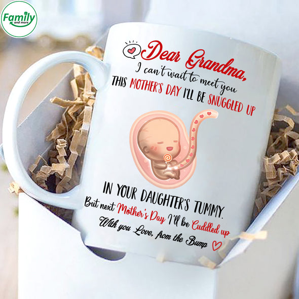 Dear grandma with you love from the Bump Mugs