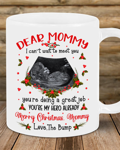 Personalized Gift For Mommy Happy Merry Christmas Mugs - Mc