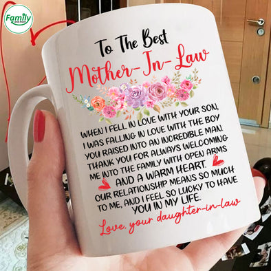 Happy Mother's Day To The Best Mother In Law Mugs