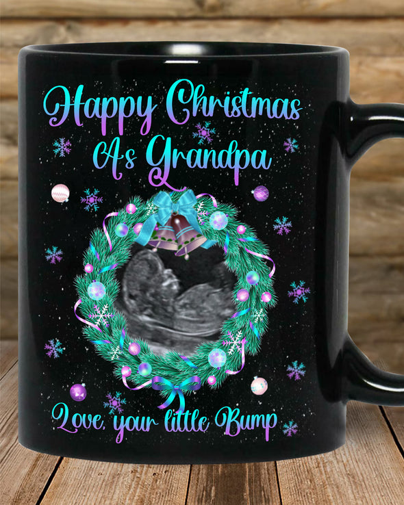 Personalized Gift For Grandpa Happy Merry Christmas Mugs - Mc