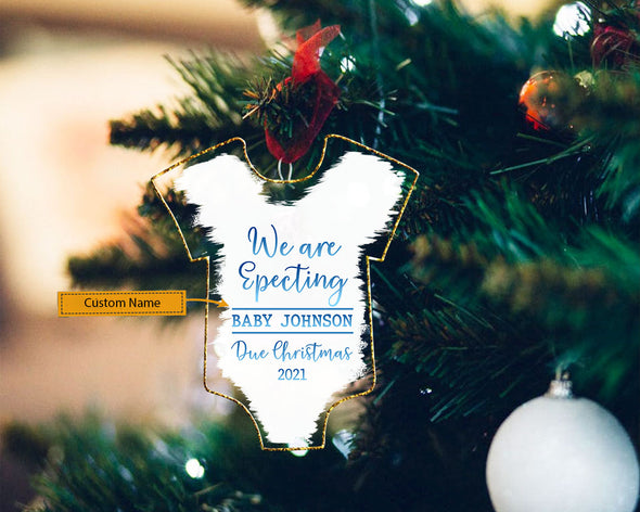 Gift For Future Mom We Are Expecting Baby Ornament - pp