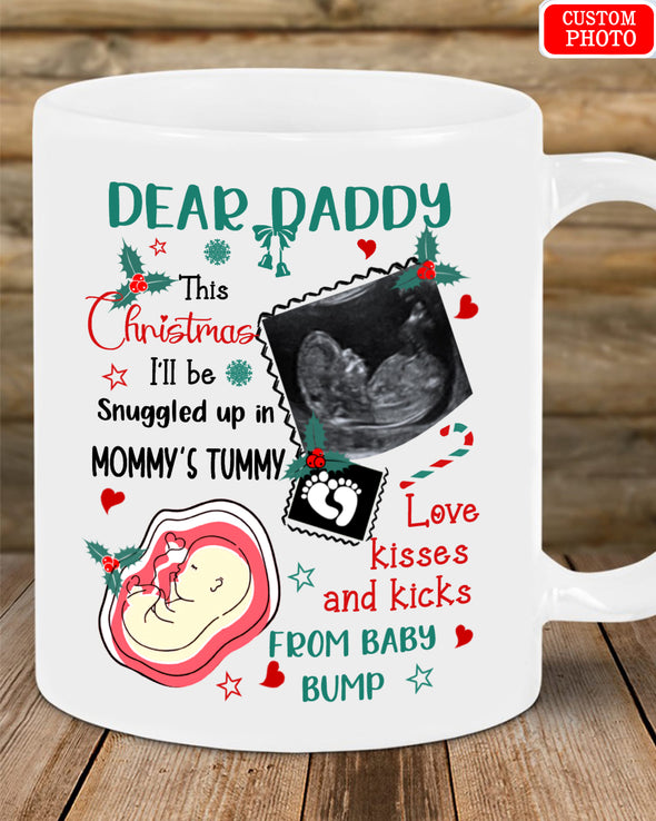 Personalized Gift For Daddy Love Kisses And Kicks Mugs - Mc