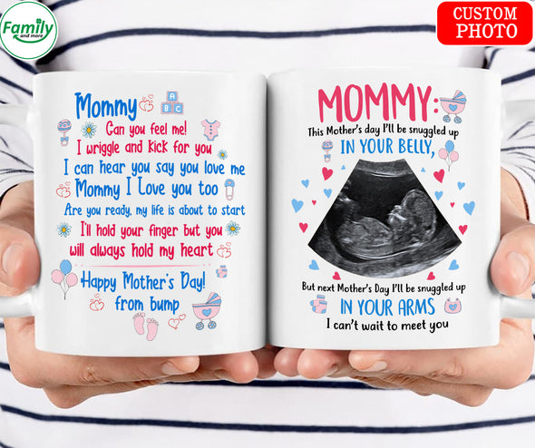 Personalized Gift For Mommy Can you feel me Mug
