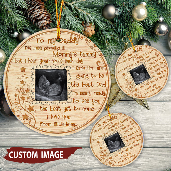 Personalized This Christmas 2021 I'll Be Snuggled Up Two Side Ornament Gift For Daddy I Know You Are Going To Be The Best Dad - pp