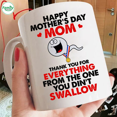 Happy Mother's Day Thank You For Every Thing Mugs