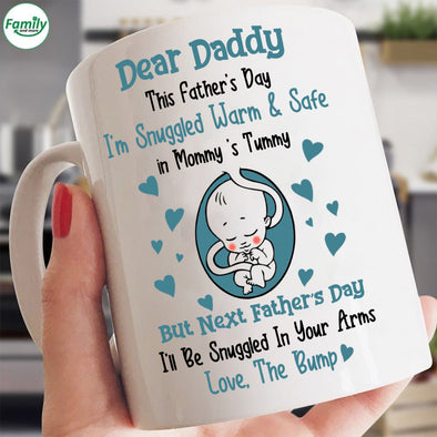 Dear Daddy I'll be snuggled in your arms-kv Mugs