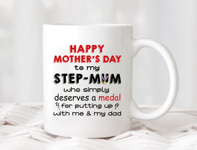 Happy Mother's Day to My Step Mum Mugs