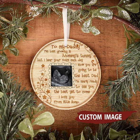 Personalized This Christmas 2021 I'll Be Snuggled Up Two Side Ornament Gift For Daddy I Know You Are Going To Be The Best Dad - pp