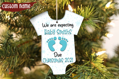Gift For Husbands We Are Expecting Ornament - pp
