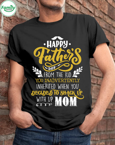 Happy Father's Day From The Kid-Kv Premium Fit Mens Tee