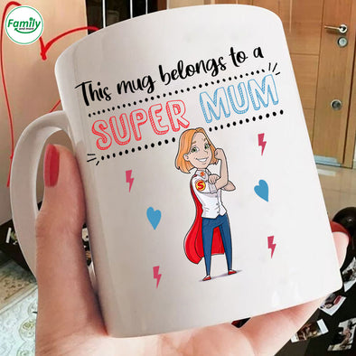 Happy Mother's Day Super Mum Mugs