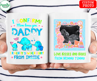 Love kisses and kicks from mommy Mug