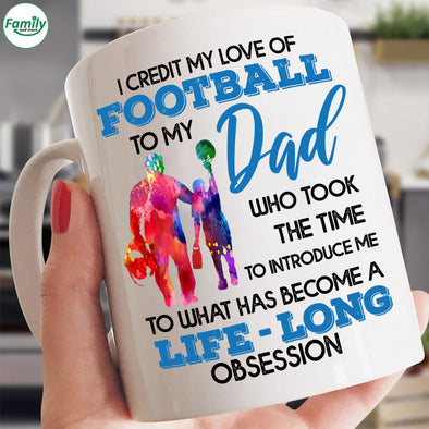 I credit my love of Football to my Dad-mc Mugs