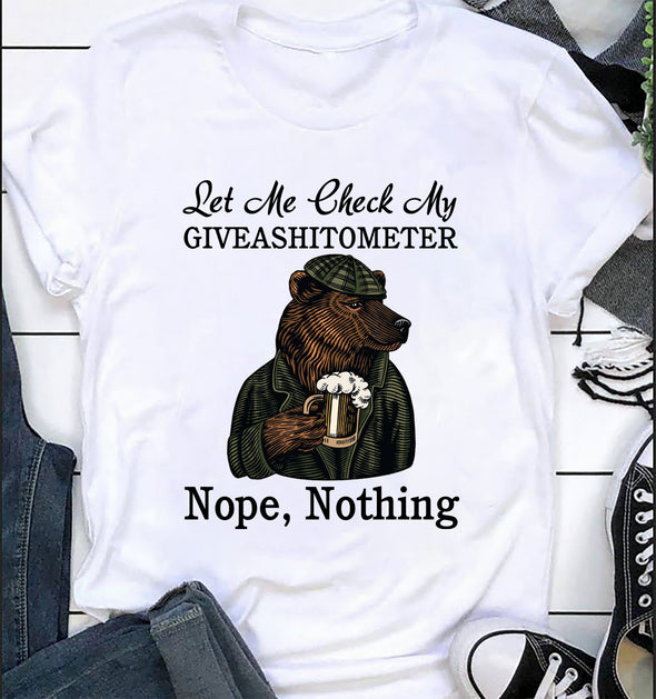 Let me check my giveashitometer Classic T-Shirt