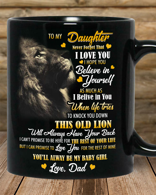 Gift For Daughter I Love You I Hope You Believe In Yourself Back Mugs - Mc