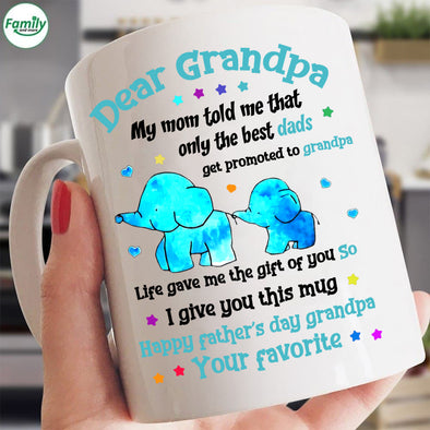 Happy father's day grandpa your favorite-mc Mugs