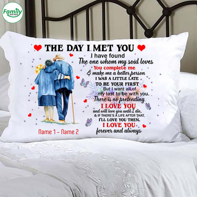 The day I met you Rectangular Pillowcase