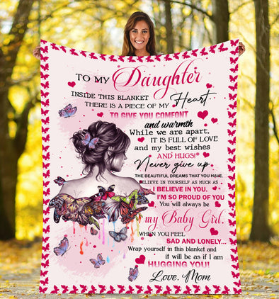 To my Daughter Fleece Blanket