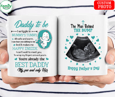 Daddy to be I wriggle in Mummy's Tummy-mc Mug