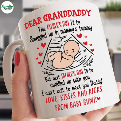 This Father's Day I'm Snuggled Warm and Safe-kv Mugs