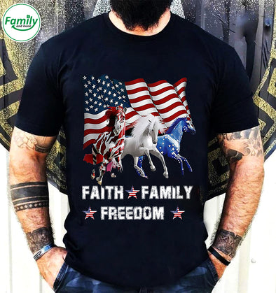 Faith Family Freedom-mc Classic T-Shirt