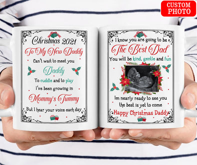 Personalized Gift For New Daddy Happy Christmast Daddy Mugs - Mc