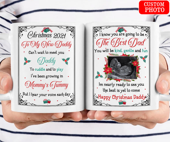 Personalized Gift For New Daddy Happy Christmast Daddy Mugs - Mc